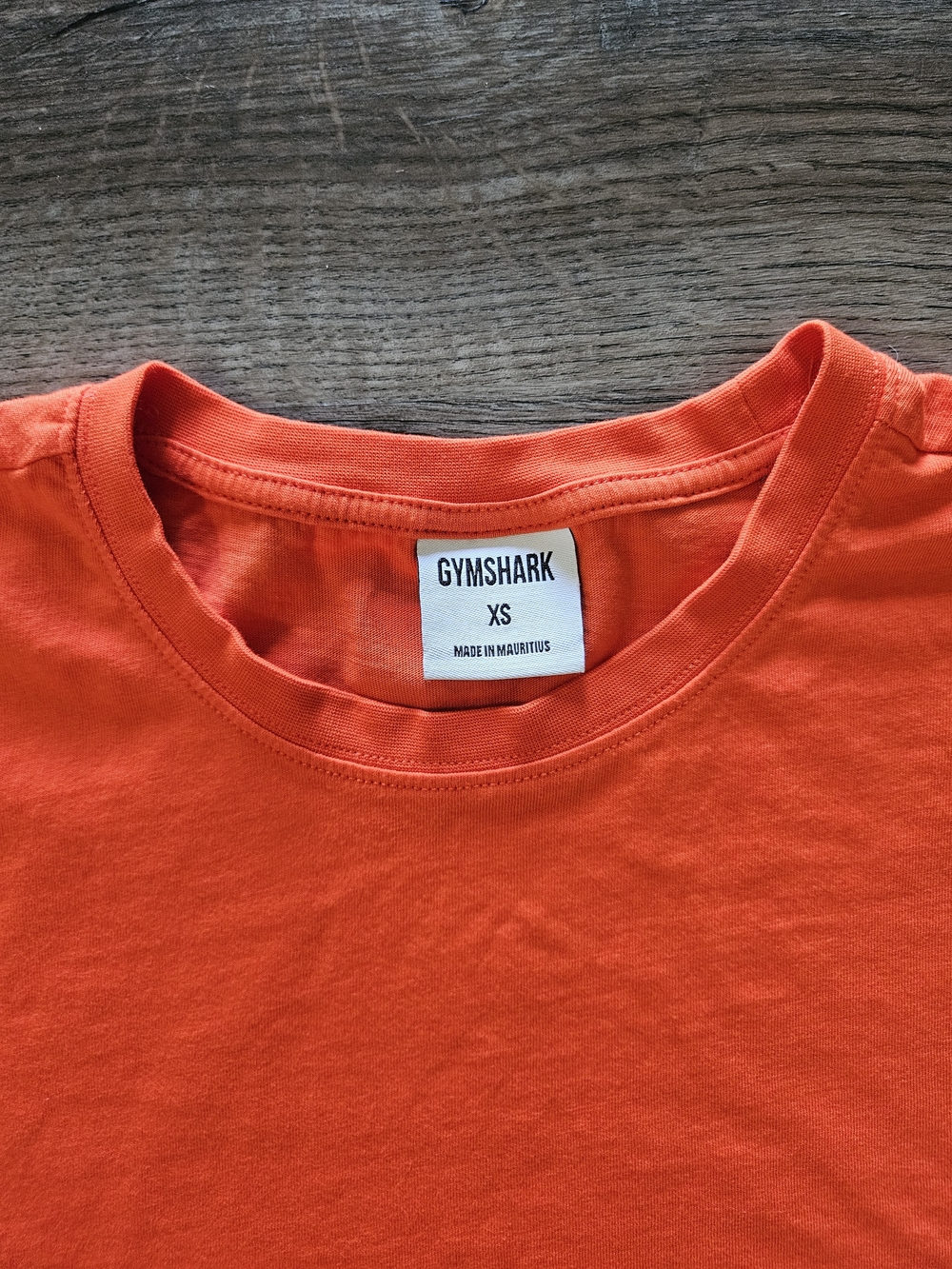 Gymshark Fraction Pepper Red / Orange Crop Top - Picture 5 of 7